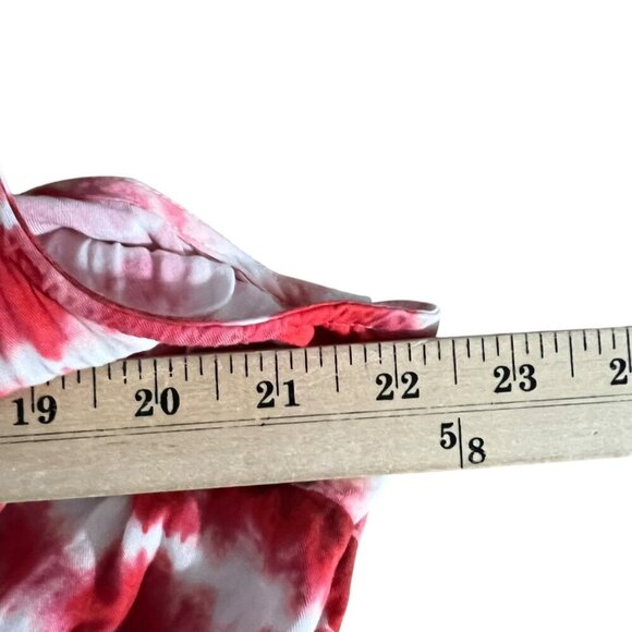 Torrid Red & White Tie-Dye Sleeveless Smocked Waist‎ Mini Dress Size 2X - Picture 6 of 8